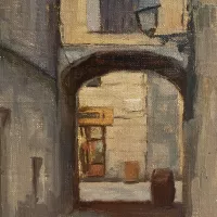 Straatje in El Born, Barcelona