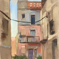 Straatje in Sarrìa, Barcelona