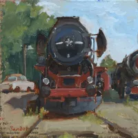 Locomotief bij Beekbergen